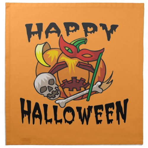 Halloween Party Pumpkin Napkins