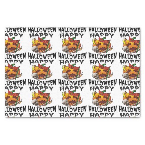 Halloween Party Pumpkin Tissue Paper