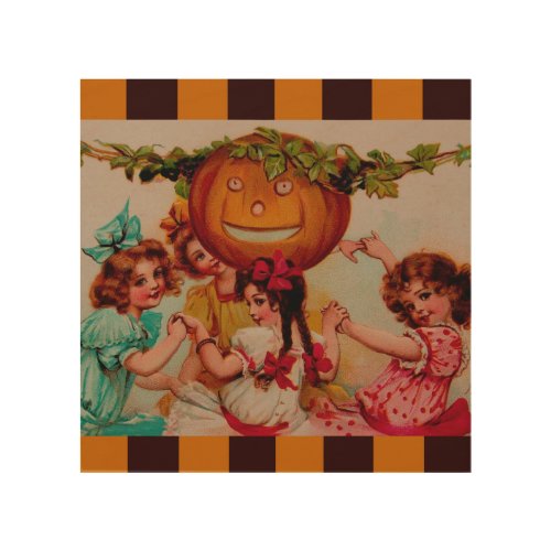 Halloween  Party Pumpkin Vintage Art