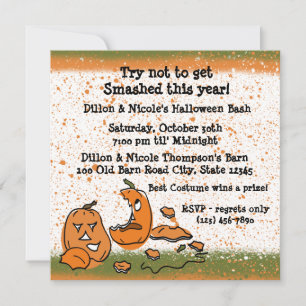 Halloween Party Pumpkins Invitation