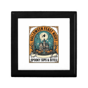 Halloween Party Shirt Spooky Feast Haunted House_1 Gift Box