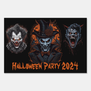 Halloween Party Sign