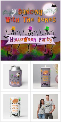 Halloween Party Skeletons Dance