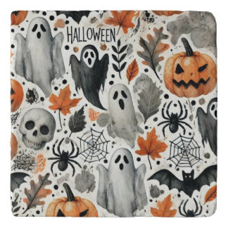 Halloween Party Special Cosy and Aesthetic Pillow Trivet