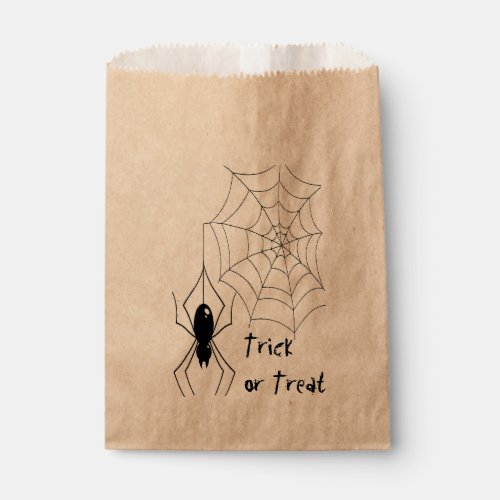 Halloween Party Spider Trick or Treat Favor Bags