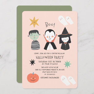 Halloween Party Spooktacular Boo Invitation