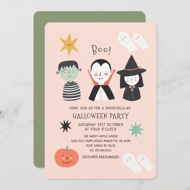 Halloween Party Spooktacular Boo Invitation (Creator Uploaded)