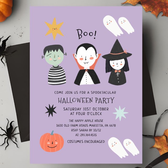 Halloween Party Spooktacular Boo Invitation (Creator Uploaded)