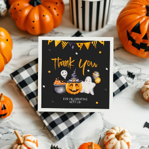 Halloween Party Spooky Celebration Birthday Napkins