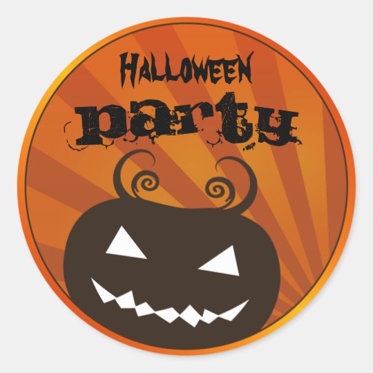 Halloween Party Sticker