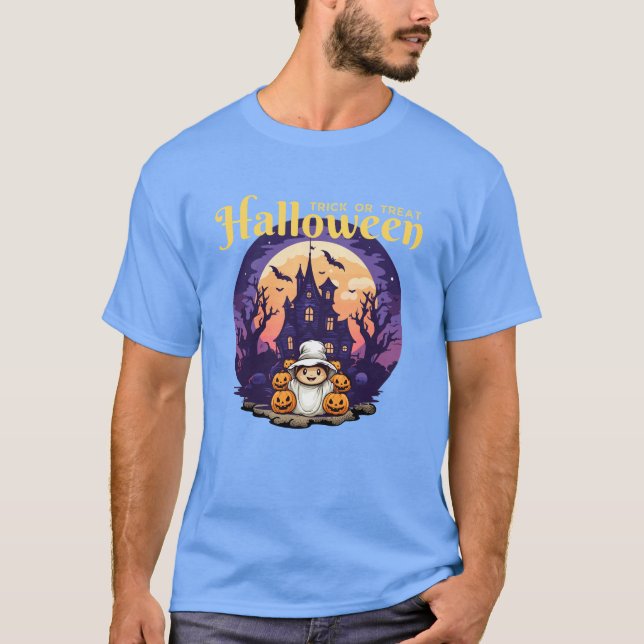 Halloween Party T-Shirt, Halloween Party Gift, T-Shirt (Front)