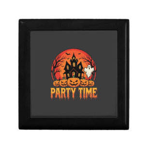 Halloween Party Time Ghost Pumpkin Design_1 Gift Box