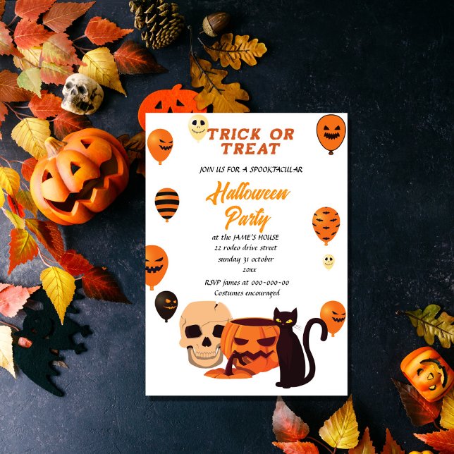 halloween party time  invitation (Creator Uploaded)
