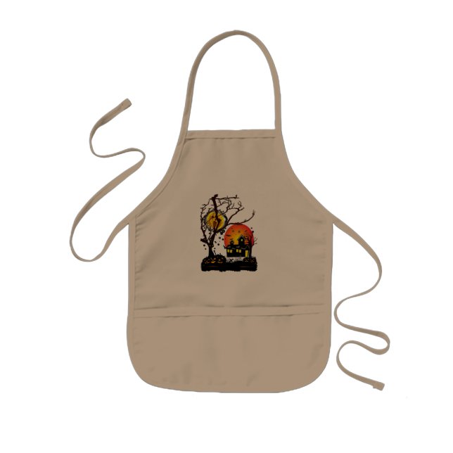 Halloween Party Time Kids' Apron (Front)