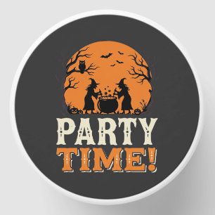 Halloween Party Time Witch Cauldron Design_1 Mini Candle Favors