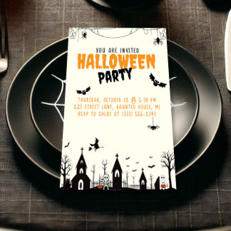 Halloween Party Trick or Treat Invitation