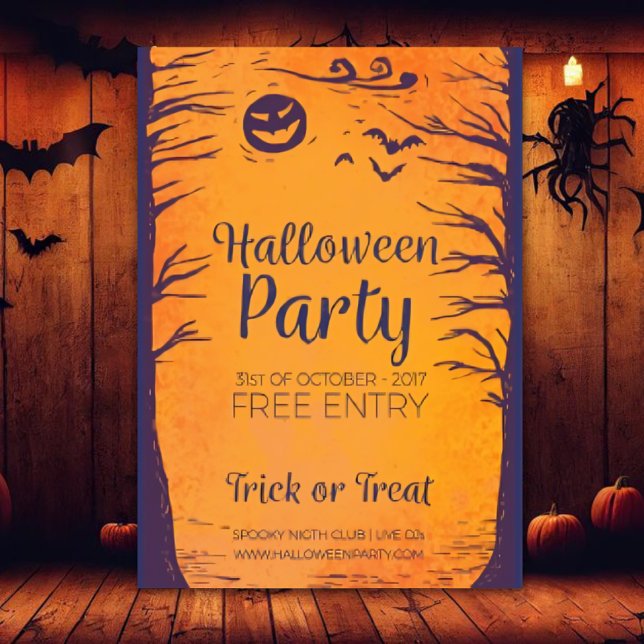 Halloween Party Trick or Treat Invitations (Creator Uploaded)
