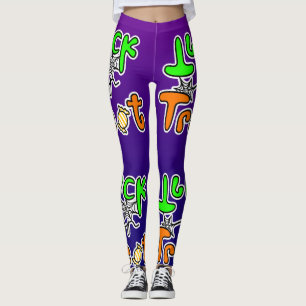 Halloween Party Trick or Treat Leggings
