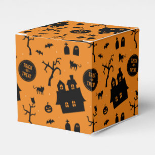 Halloween Party Trick or Treat Pattern Box