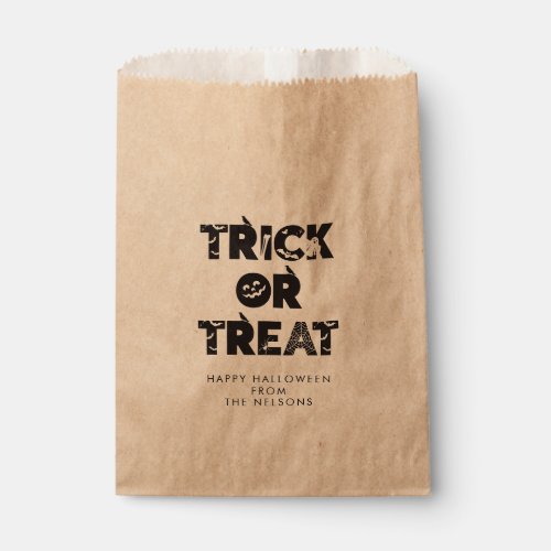 Halloween Party Trick or Treat Pumpkin Candy Favor Bag