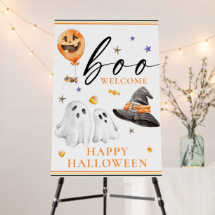 Halloween Party Welcome Boo Foam Board
