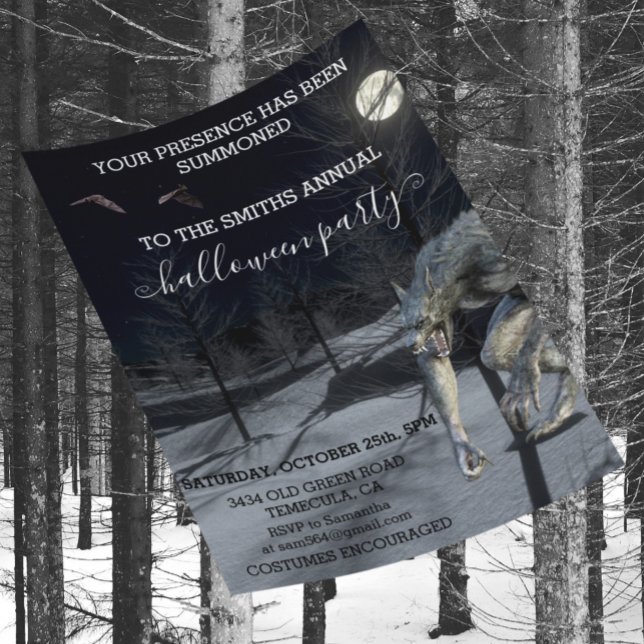 Halloween Party Winter Werewolf Scary  (Creator Uploaded)