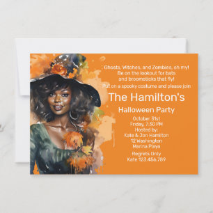 Halloween Party Witch Brew Invitation