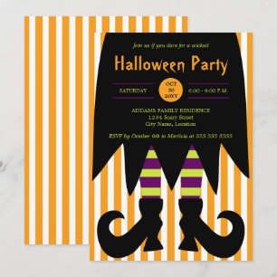 Halloween Party Witch Invitation
