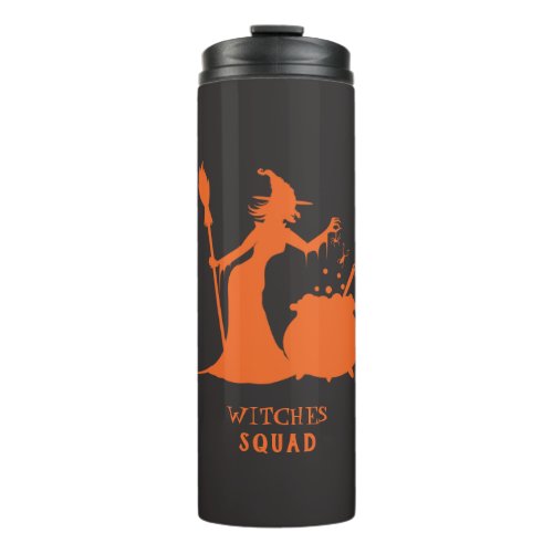 Halloween Party Witches Squad Spider Frog Potion Thermal Tumbler