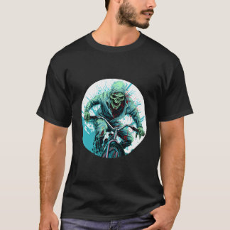 Halloween Party With Crazy Outride Biker For Stunt T-Shirt