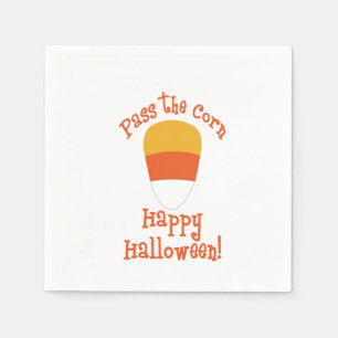 Halloween Pass The Candy Corn Napkins