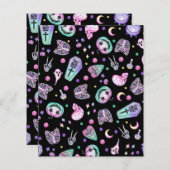 Halloween pastel gothic apothecary and graveyard (Front/Back)