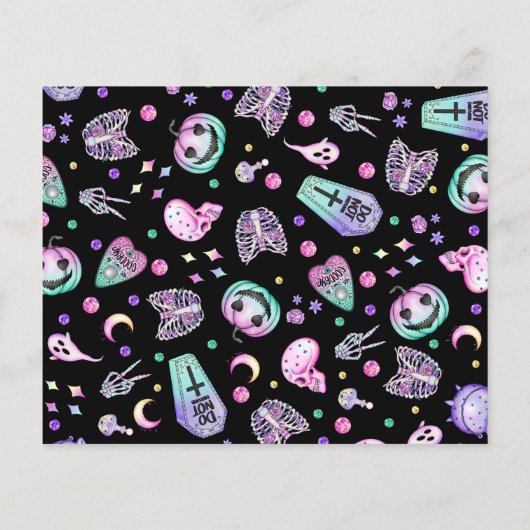 Halloween pastel gothic apothecary and graveyard (Back)