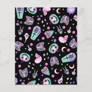 Halloween pastel gothic apothecary and graveyard