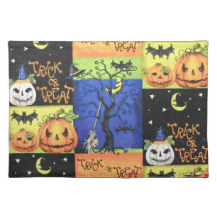 Halloween Patchwork Placemat