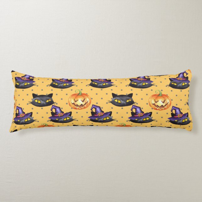 Halloween pattern 1 body pillow (Front)