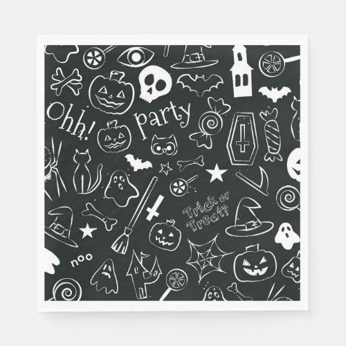 Halloween Pattern 1 Napkins