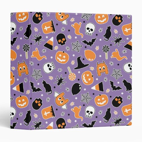 Halloween Pattern 3 Binder