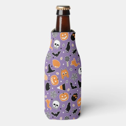 Halloween Pattern 3 Bottle Cooler