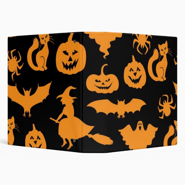 Halloween pattern 3 ring binder (Background)