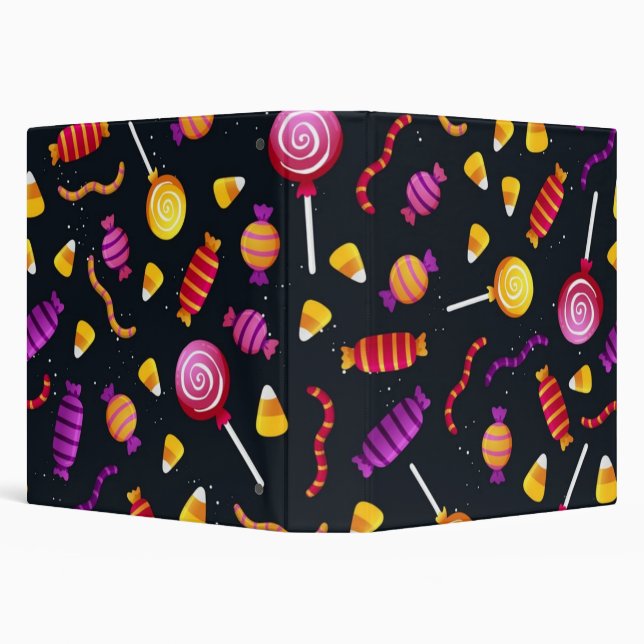 Halloween pattern 3 ring binder (Background)