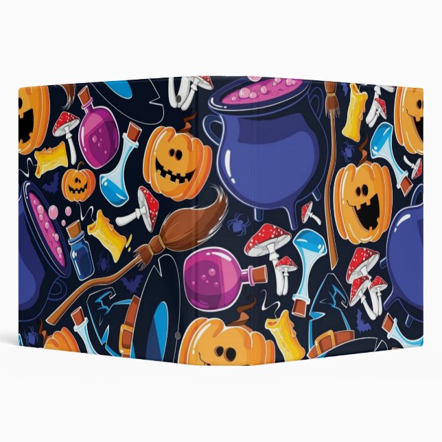 Halloween pattern 3 ring binder (Background)