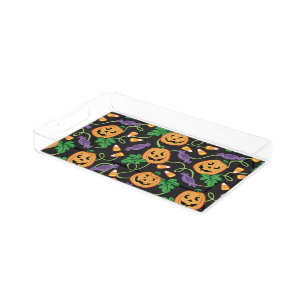 HALLOWEEN PATTERN ACRYLIC TRAY