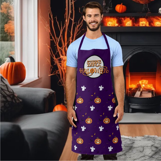 Halloween pattern and message apron (Creator Uploaded)