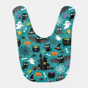Halloween Pattern Baby Bib