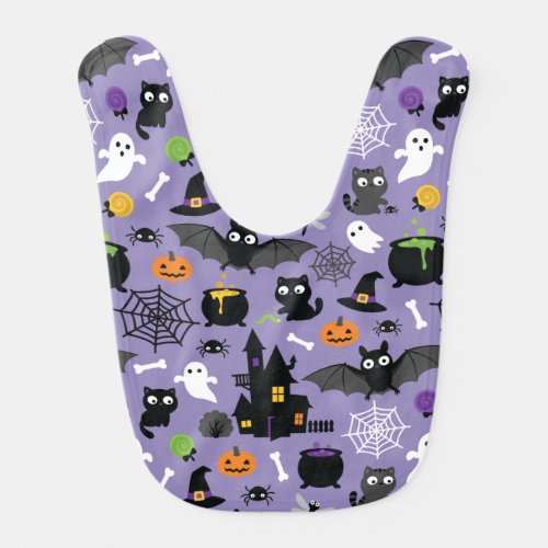 Halloween Pattern Baby Bib