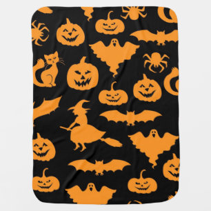 Halloween pattern baby blanket