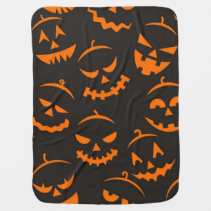 Halloween pattern baby blanket