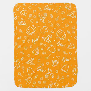 Halloween pattern baby blanket