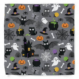 Halloween Pattern Bandana